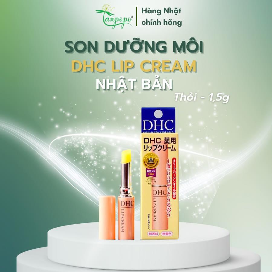 SON DƯỠNG MÔI DHC KHÔNG MÀU HỖ TRỢ GIẢM THÂM MÔI 1.5G